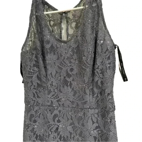 - Bill Levkoff Long Formal Sequin and Lace Bridesmaid, Size 10, Pre-Owned - Picture 3 of 10